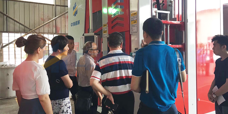 广东省铸造行业协会领导莅临中铸机械指导工作